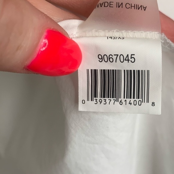 NWT BOHO Two by Vince Camuto Embroidered Poplin Blouse XS Cottagecore style - Picture 8 of 8